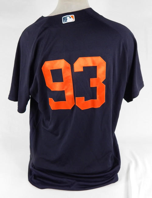 2023 Detroit Tigers #93 Game Used Navy Jersey BP ST 48 DP67712