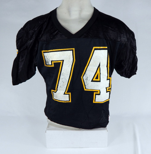 Marin Football #74 Game Used Black Jersey XL DP66600