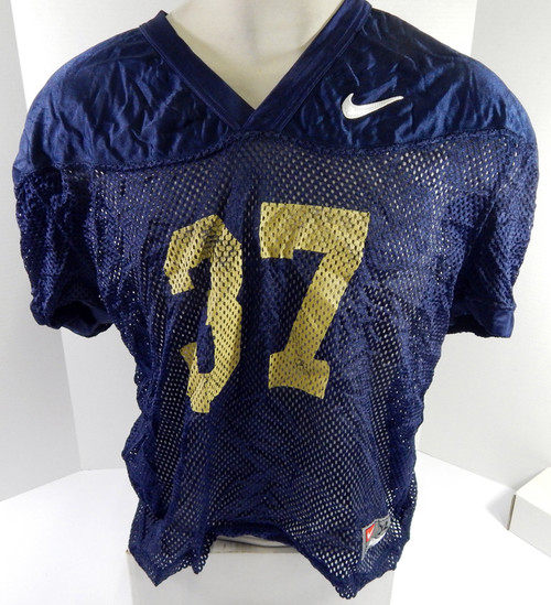 North Carolina Tar Heels UNC #37 Game Used Navy Practice Football Jersey 37