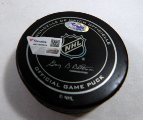 2015 Florida Panthers Vs. Los Angeles Kings Game Used Black Puck DP61281