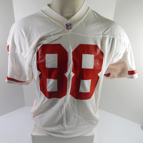 Late 1980s Early 1990s San Francisco 49ers #88 Game Used White Jersey 799