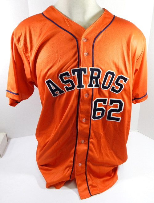 Greeneville Astros #62 Game Used Orange Jersey 48 DP32964