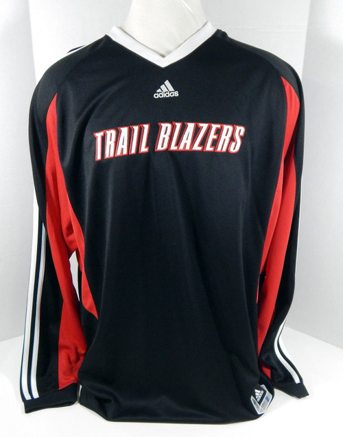 Portland Trail Blazers #8 Game Used Black Shooting Shirt Pullover 2XL DP08697