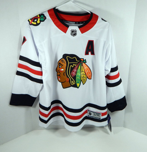 New Youth Chicago Blackhawks Brent Seabrook #7 Outerstuff Prem White Jersey L/XL