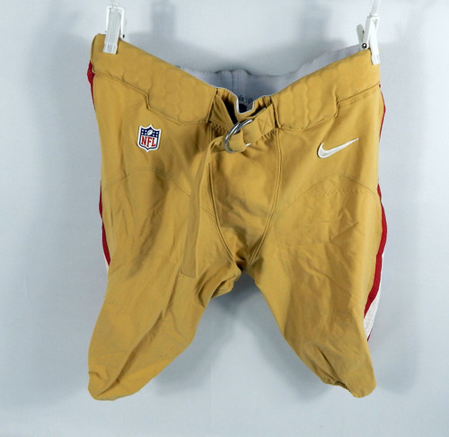 San Francisco 49ers #63 Game Used Gold Pants 38 DP78950