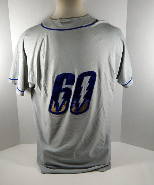 2019 Omaha Storm Chasers Michael Ynoa #60 Game Used Grey Jersey