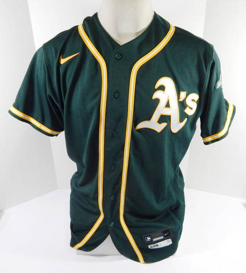 2020 Oakland A's Athletics Sergio Romo #54 Game Issued P Used Green Jersey ST 7