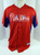 2011-13 Philadelphia Phillies Samuel Hiciano #34 Game Used Red Jersey ST BP 46 8
