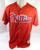 Philadelphia Phillies E.Rodriguez #30 Game Used Red Jersey Ex ST BP XL DP44371