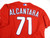 Philadelphia Phillies Randy Alcantara #71 Game Used Red Jersey Extended ST BP 9