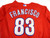 Philadelphia Phillies Francisco #83 Game Used Red Jersey Ext ST BPXL DP43828