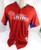 Philadelphia Phillies Sal Rende #19 Game Used Red Jersey Extended ST BP 48 7