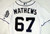 2017 San Diego Padres Jonathon Mathews #67 Game Issued White Jersey SDP1118