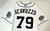 2019 San Diego Padres Jacob Scavuzzo #79 Game Issued White Jersey 50th 150 P 049