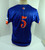 2021 Syracuse Mets #5 Game Used Blue Jersey Salt City 44 DP40308