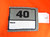 2017 Virginia Cavaliers De'Vante Cross #15 Game Used Orange Jersey Hoos P 40 0