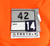 2014 Virginia Cavaliers Connor Wingo-Reeves #41 Game Used Orange Jersey 42 092