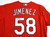 2020 St. Louis Cardinals Jobel Jimenez #58 Game Used Red Jersey ST BP 46 DP45558