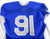 Air Force Falcons #91 Game Used Blue Jersey NP R XL 998