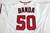 2023 Washington Nationals Anthony Banda #50 Game Issued White Jersey 46 172