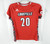 Womens Uni of Louisville Cardinals #20 Game Used Red Jersey Lacrosse XL 3483