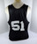 1990s Atlanta Hawks #51 Game Issued Black White Practice Reversible Jersey 3XL 6