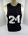 1990s Atlanta Hawks #24 Game Issued Black White Practice Rev Jersey 115