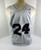 1990s Atlanta Hawks #24 Game Issued Black White Practice Rev Jersey 115