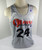 1990s Atlanta Hawks #24 Game Issued Black White Practice Rev Jersey 115