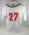 2015-16 Visalia Rawhide Daniel Palka #27 Game Used White Jersey Doctor Night 783