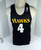 1990s Atlanta Hawks #4 Game Issued Black White Practice Jersey XL DP44726