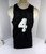 1990s Atlanta Hawks #4 Game Issued Black White Practice Jersey XL DP44726