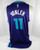 2014-15 Charlotte Hornets Noah Vonleh #11 Game Issued Purple Jersey Rookie 937