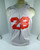 1990s Atlanta Hawks #28 Game Issued Red White Practice Jersey 2XL DP44749