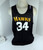 1990s Atlanta Hawks #34 Game Issued Black White Practice Jersey 3XL DP44732