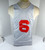 1990s Atlanta Hawks #6 Game Issued Black White Practice Jersey L DP44695