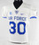 Air Force Falcons #30 Game Used White Jersey Name Plate Removed L 974