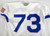 Air Force Falcons #73 Game Used White Jersey Name Plate Removed XL 024