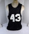 1990s Atlanta Hawks #43 Game Issued Black White Practice Jersey 3XL DP44737