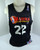 1990s Atlanta Hawks #22 Game Issued Black White Practice Reversible Jersey 3XL 1