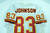 1999 Kansas City Chiefs Lonnie Johnson #83 Game Used White Jersey 46 DP09941