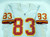 1999 Kansas City Chiefs Lonnie Johnson #83 Game Used White Jersey 46 DP09941
