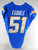 2022 Los Angeles Chargers Emeke Egbule #51 Game Issued Blue Jersey 44 712
