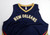 2015-16 New Orleans Pelicans Blank Game Issued Navy Road Jersey Adidas 3XL 738