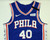 2019-20 Philadelphia 76ers Glenn Robinson III #40 Game Issued Blue Jersey Strn 5