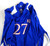 2008 Kansas Jayhawks #27 Game Used Blue Jersey S 037