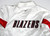 2002-04 Portland Trail Blazers Jeff McInnis #5 Game Used White WarmUp Jacket XL9