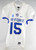 Air Force Falcons #15 Game Used White Jersey Name Plate Removed M DP80872