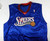 2005-06 Philadelphia 76ers Blank Game Issued Blue Jersey 52 DP44800