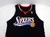 2007-08 Philadelphia 76ers Blank Game Issued Black Jersey 44 + 2 L 91